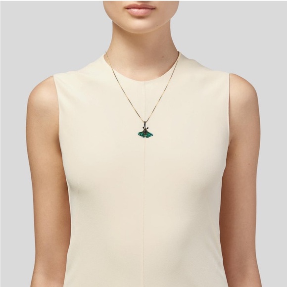 Alexis Bittar Brutalist Butterfly Pendant Necklace - Picture 3 of 4